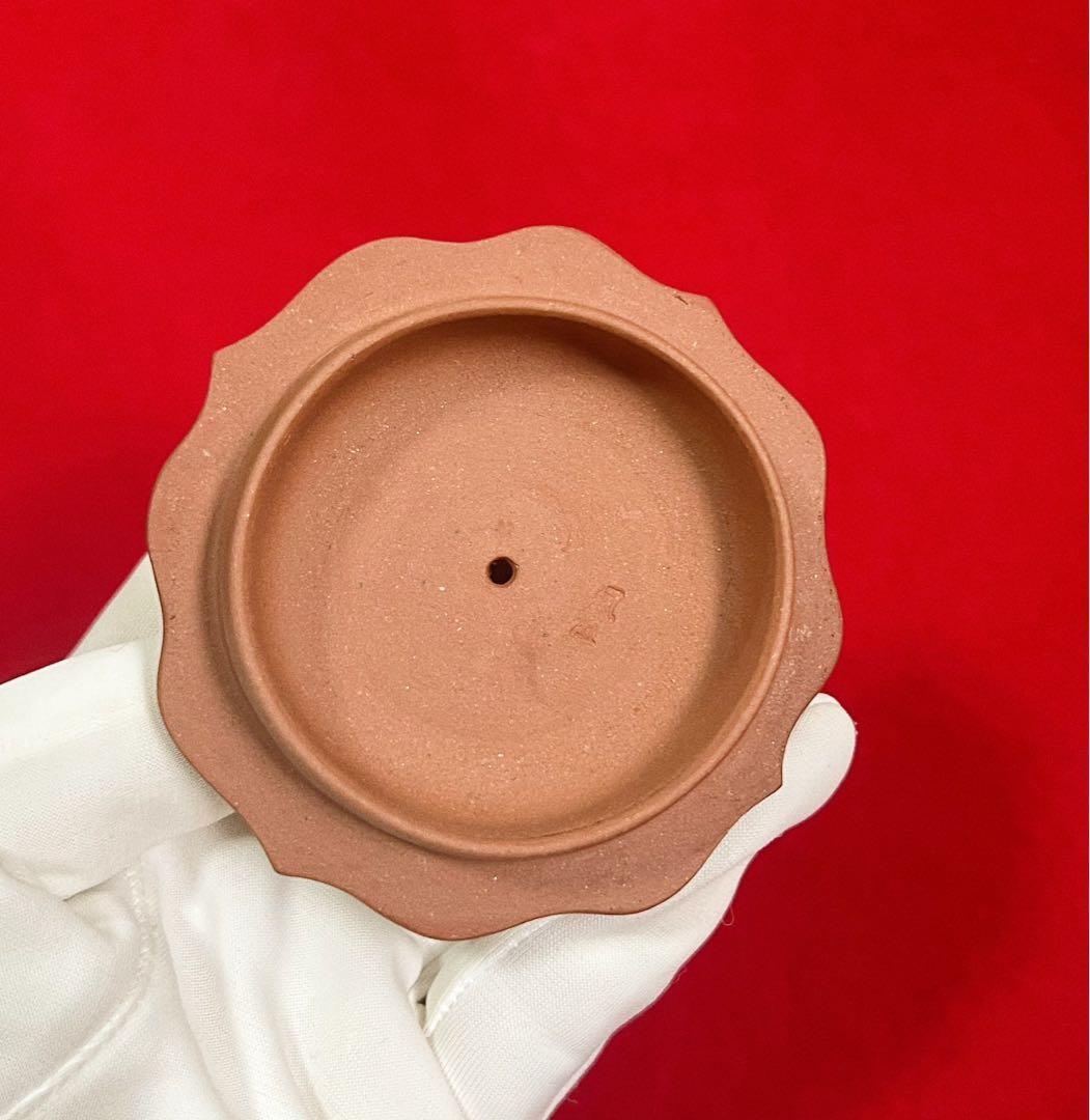 中国宜興 紫砂壺 梅花紋樣 詩詞 茶壺 柿子壺 急須 茶器 茶道具