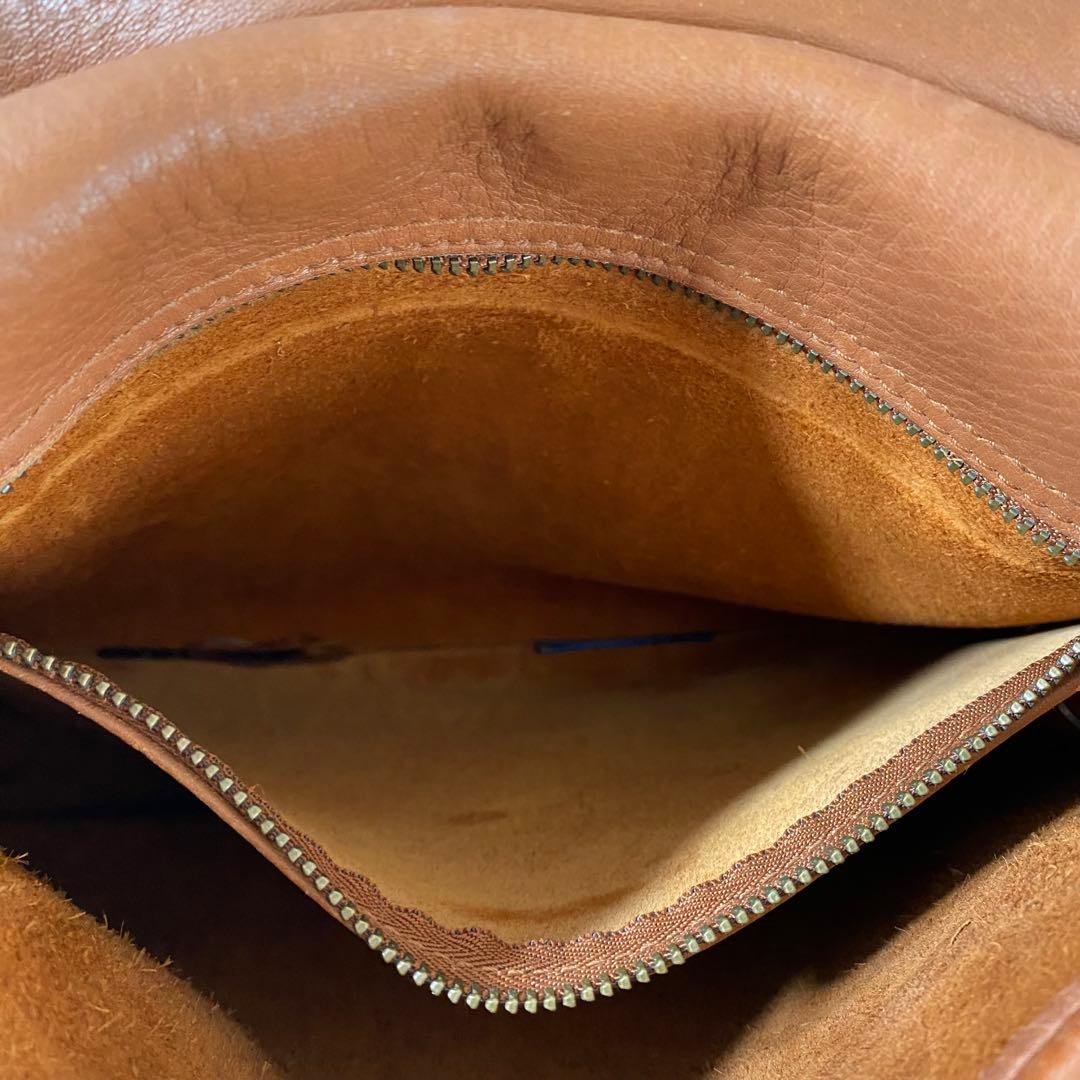 希少　オールドコーチ ショルダーバッグ 9014 ターンロック 茶 ビンテージ