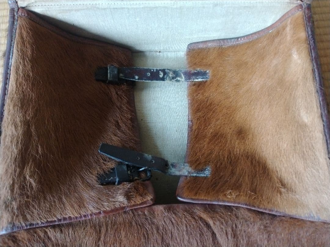 1940年代頃スイス軍馬毛リュック ミリタリー ディスプレイ ナイジェル