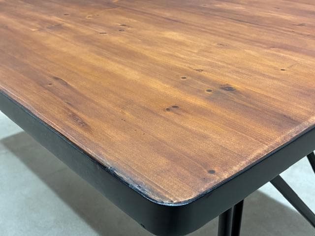 ダイニングテーブル　オーク　レトロ　カフェ風　新品