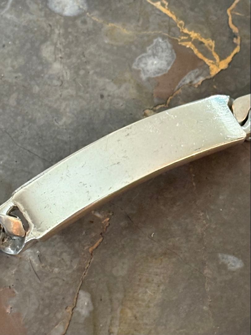 Tiffany & Co. ティファニー ID Plate 喜平ブレスレット