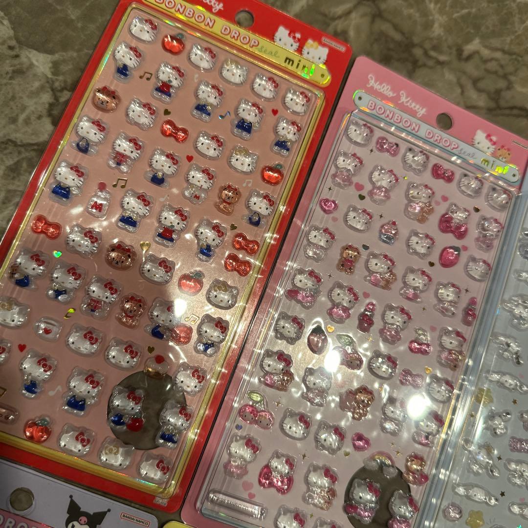【正規品】8点セット正規品　ボンボンドロップシールミニminiサンリオ