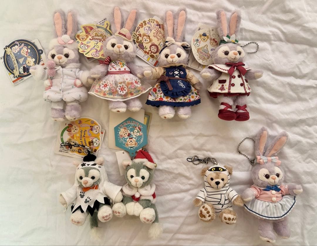 ステラルー　ジェラトーニ　ダッフィー　ぬいぐるみバッチ ダッフィー ジェラトーニ シェリーメイ ぬいぐるみバッチ ダッフィー