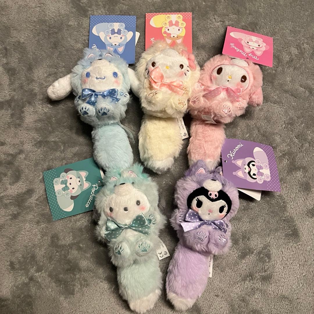 【北海道限定】 タグ付　サンリオ　キタキツネ　5個セット　マスコットキーホルダー 北海道限定】 タグ付 サンリオ キタキツネ 5個セット マスコット