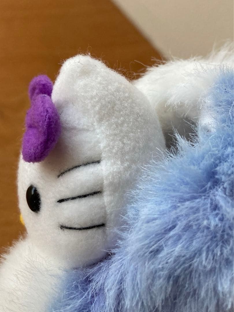 ハローキティ キタキツネ着ぐるみ ぬいぐるみ ラベンダー 北海道限定レア