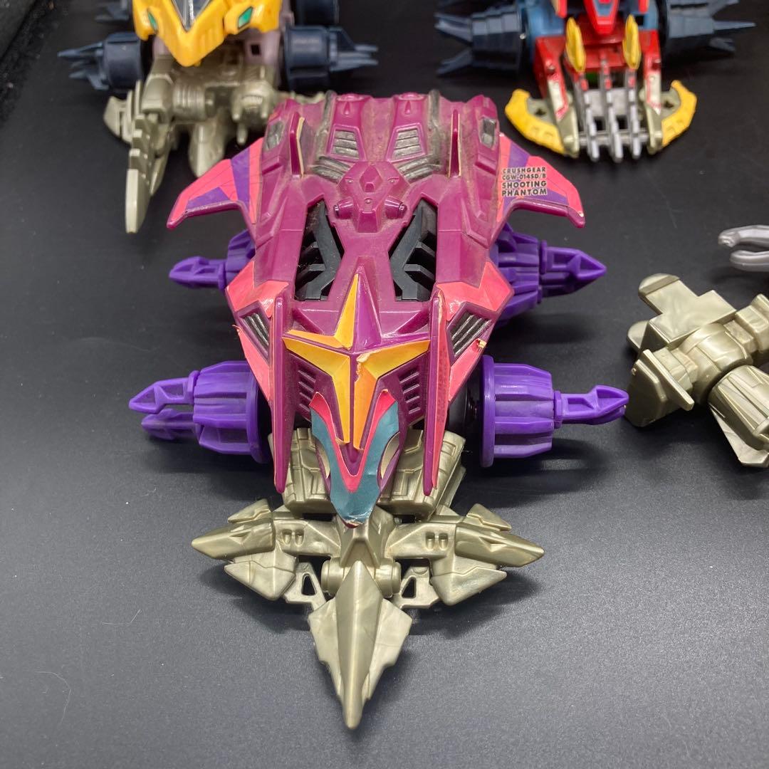 当時物クラッシュギア動作確認済5台セットシューティングファントム