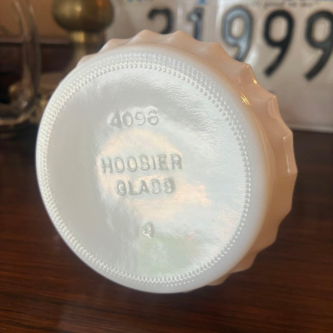 貴重！60's〜70's アメリカアンティーク ミルクガラス花瓶 インテリア雑貨