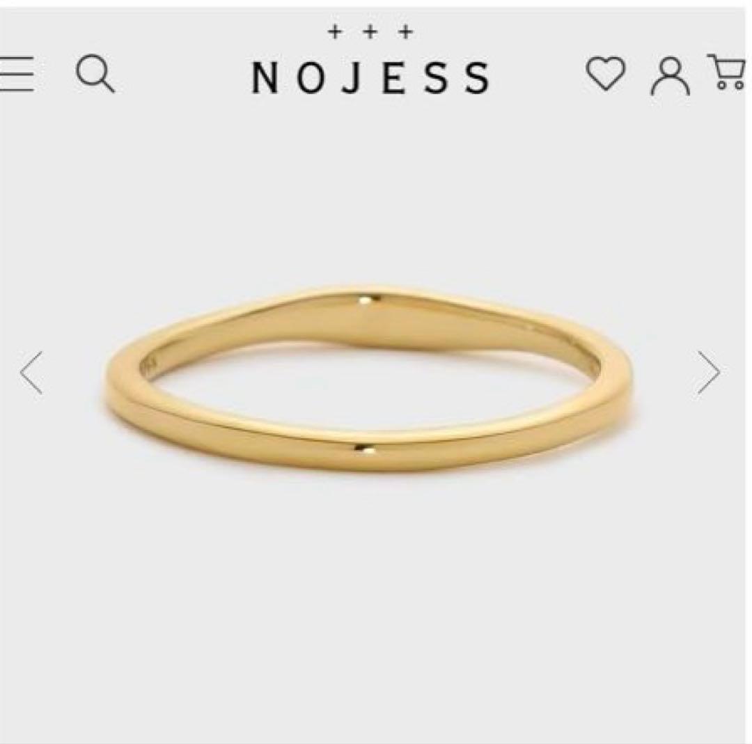新品　NOJESS SV925 【現行品】 ゴールド メッセージ リング11号