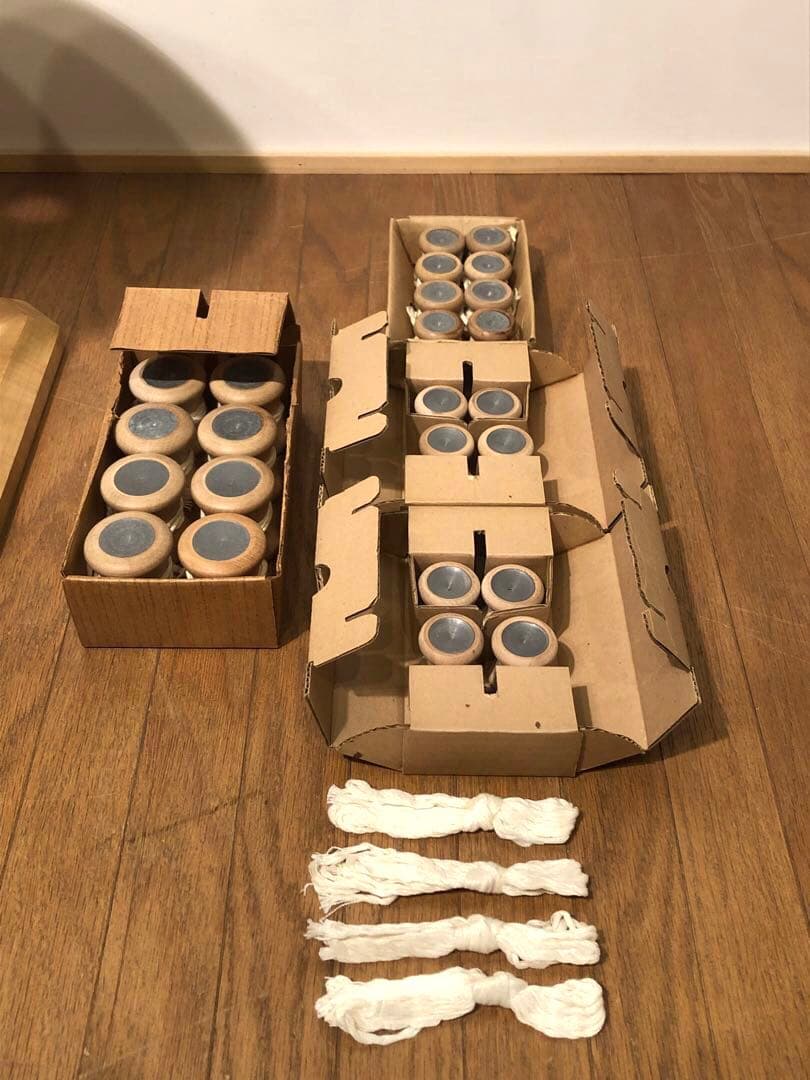 雅流 組紐台 丸台 組台 おもり 糸付き 組紐道具