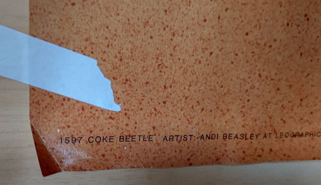 Coca-Cola ビートルカー ポスター 1987年