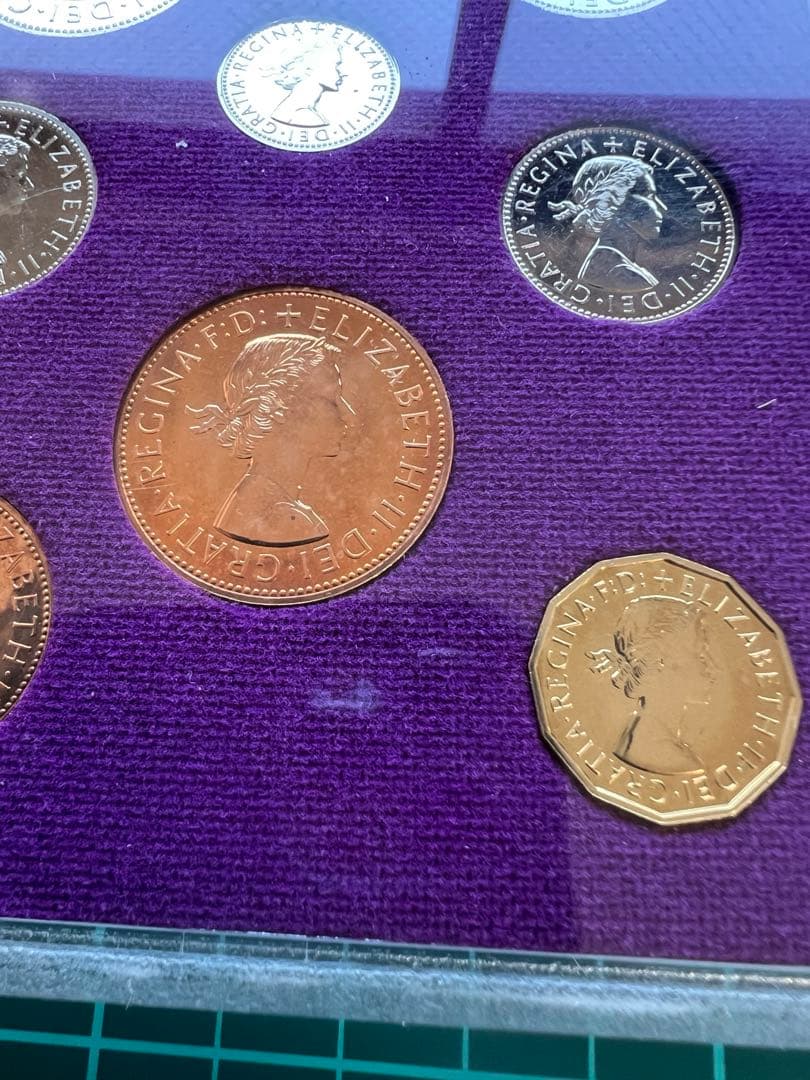 外国硬貨 イギリスコイン 1970年 8種まとめロット