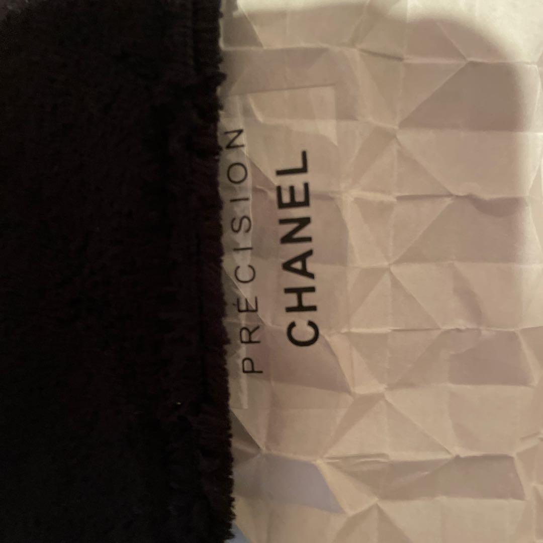 CHANEL チェーンショルダーバッグ　ブラックロゴ