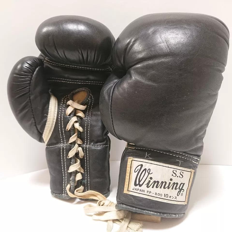 winning ウイニング ボクシンググローブ 10oz 旧ロゴ ヴィンテージ①