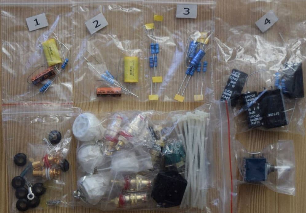 新品未使用未組立 SOUND BASE 6V6GT シングル真空管アンプキット