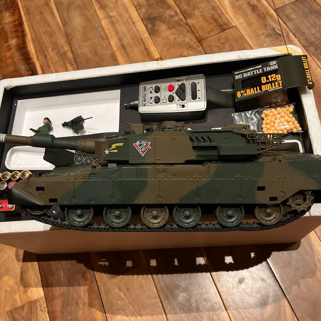 タ*キ様 RCバトルタンク 東京マルイ 電池付き 90式戦車 発射可能