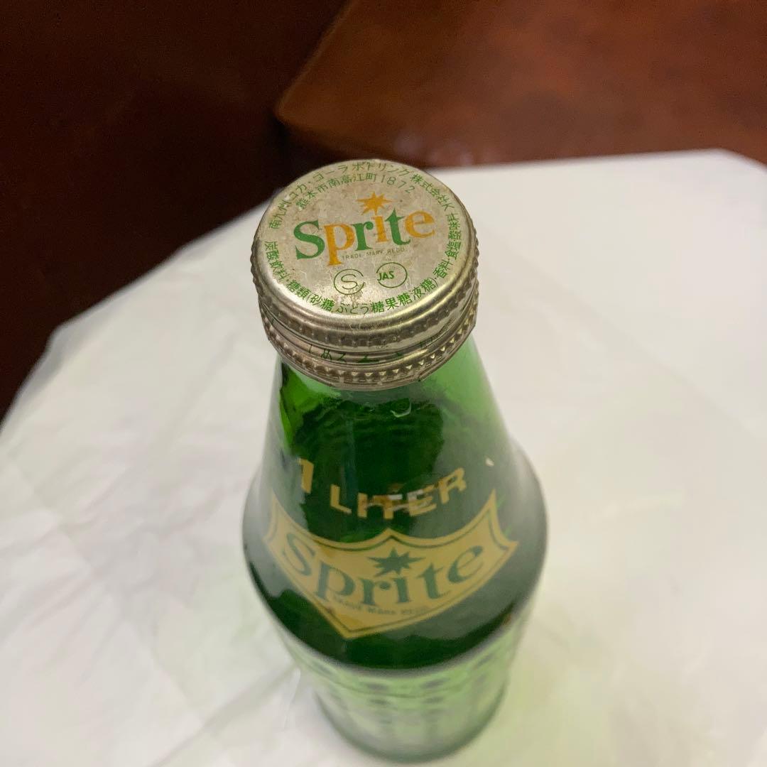 Sprite スプライト瓶 1リットル 未開封 ヴィンテージ 昭和 レトロ