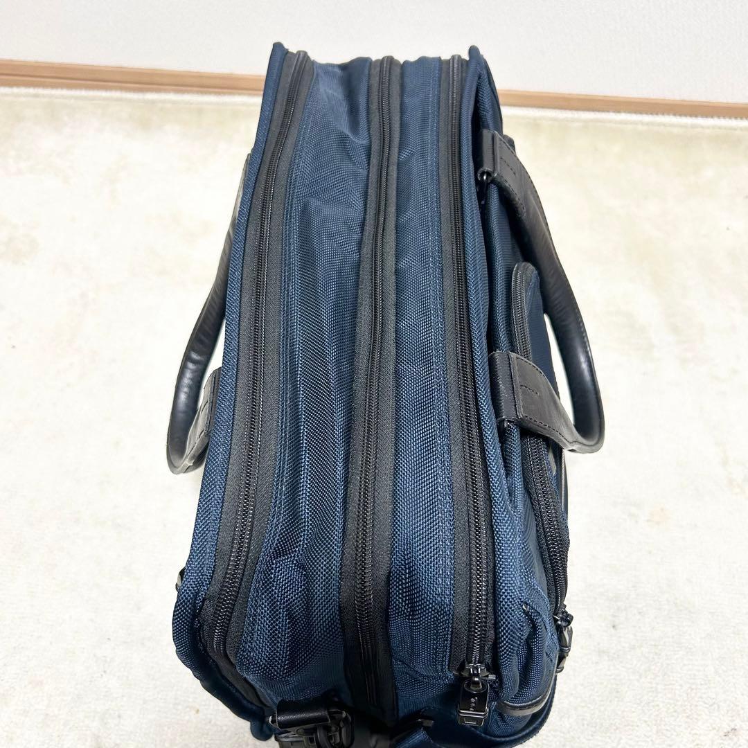 美品　TUMI × SHIPS ブリーフケース　ビジネスバッグ　ネイビー　コラボ