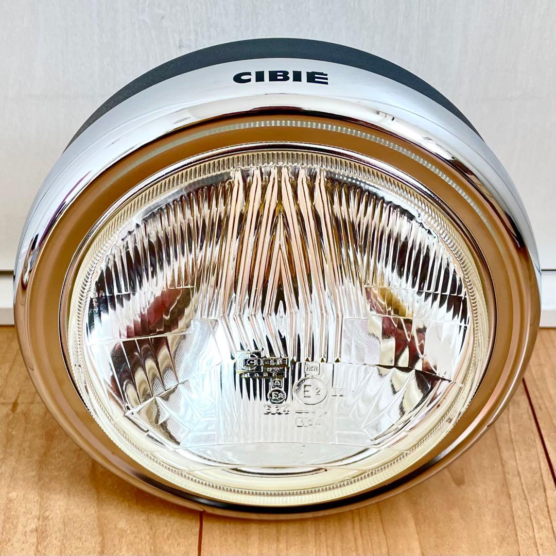 当時物 CIBIE シビエ 凹み ヘッドライト CB400F ホーク マーシャル