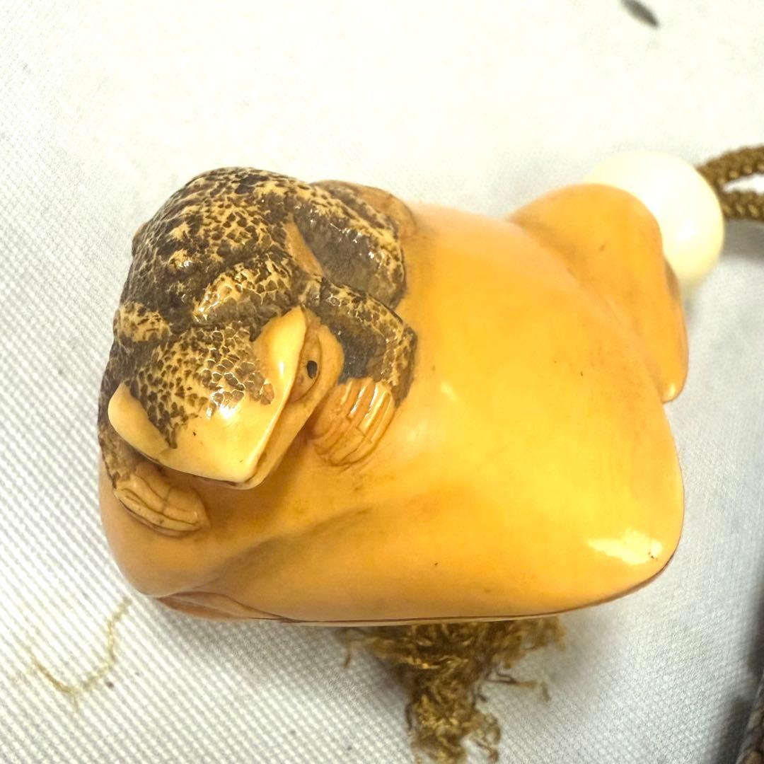 時代物 雲龍高蒔絵印籠 根付 かえる - メルカリ