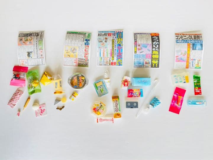リーメント ぷちコンビニ屋さん＋ぷちコンビニ5種 陳列棚 ぷちサンプル