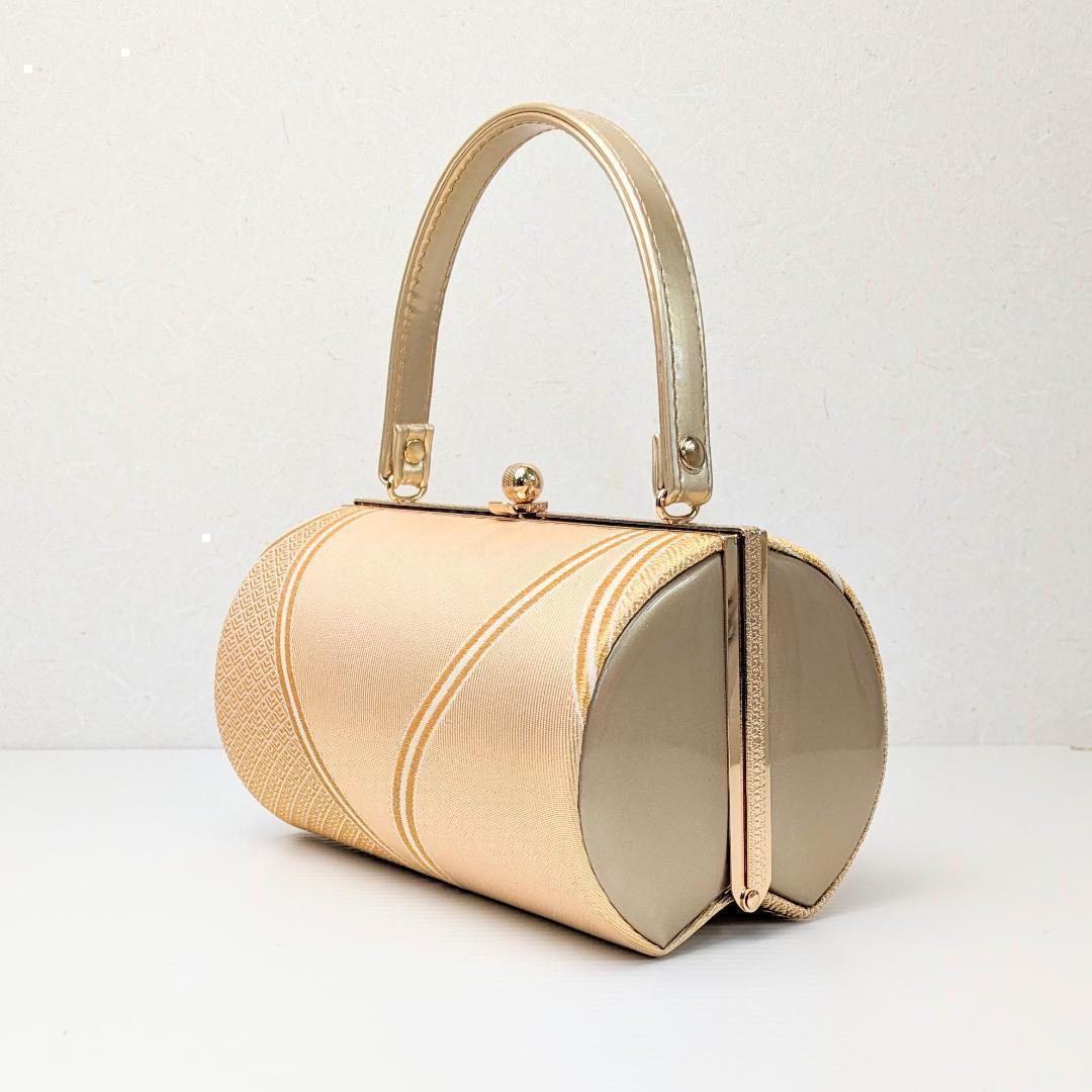 和装 草履バッグセット 振袖 帯地 ゴールド 金 フリーサイズ w22-1