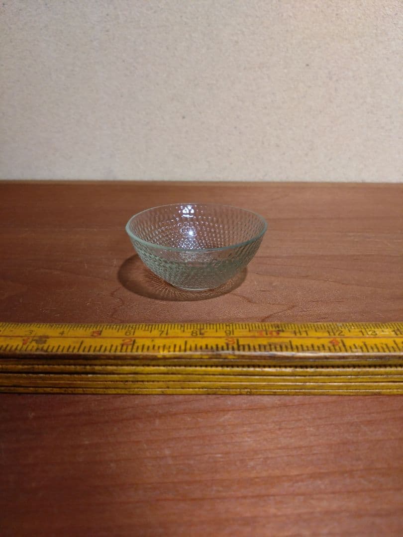 明治ガラス あられ紋 盃 猪口 明治ガラス あられ紋 盃 猪口