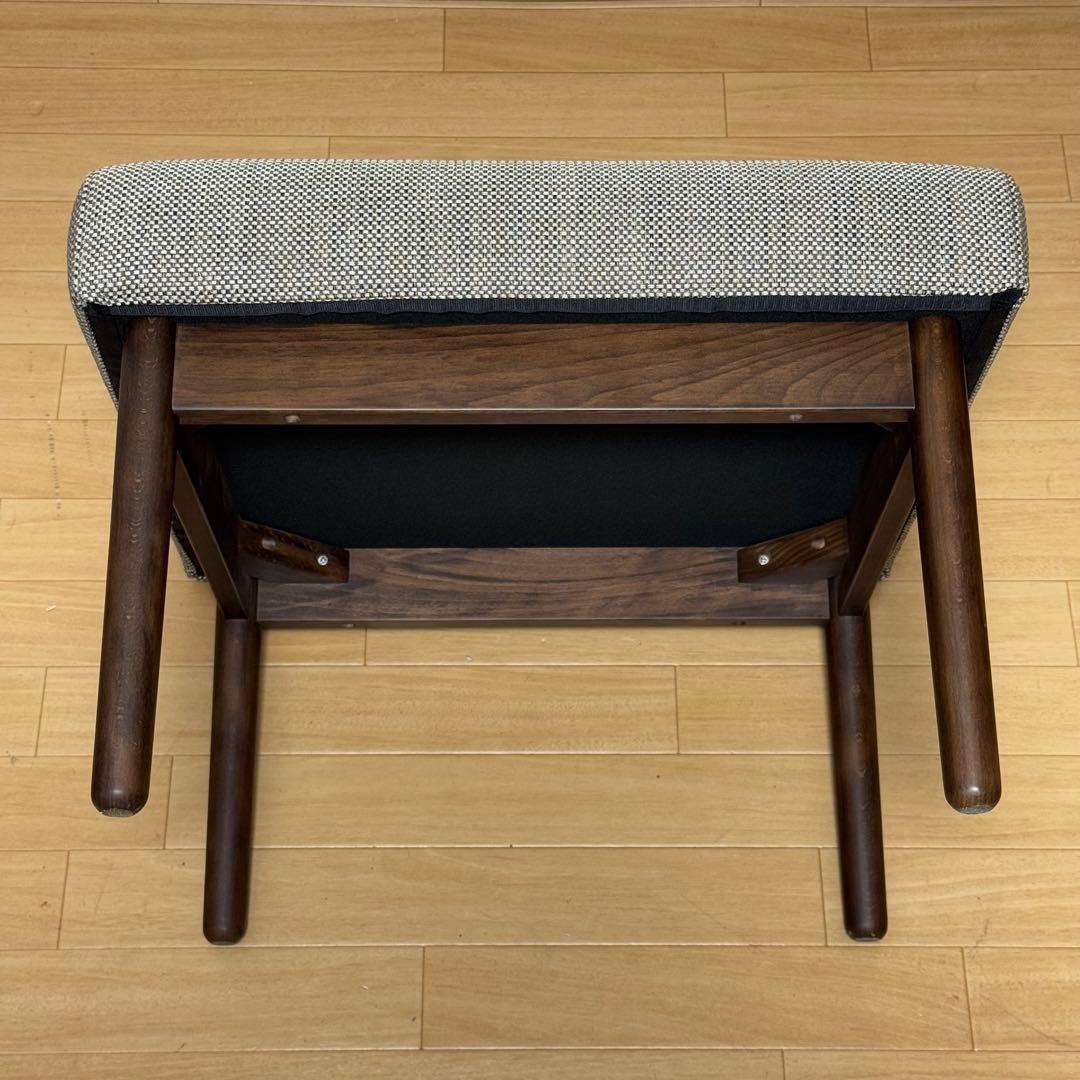 【美品】カリモク オットマン スツール WD4306WWK 足置き 腰掛け