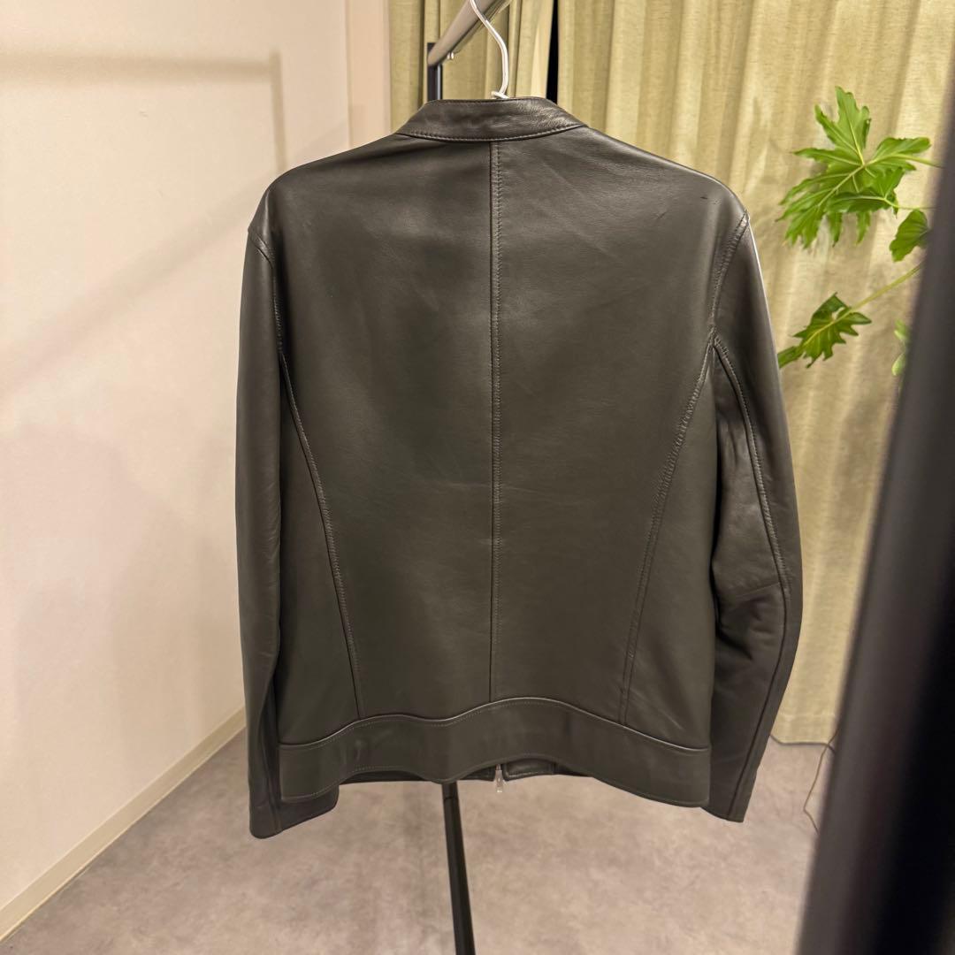 URBAN RESEARCHラムレザージャケット・ブルゾン 羊革ZIPUP