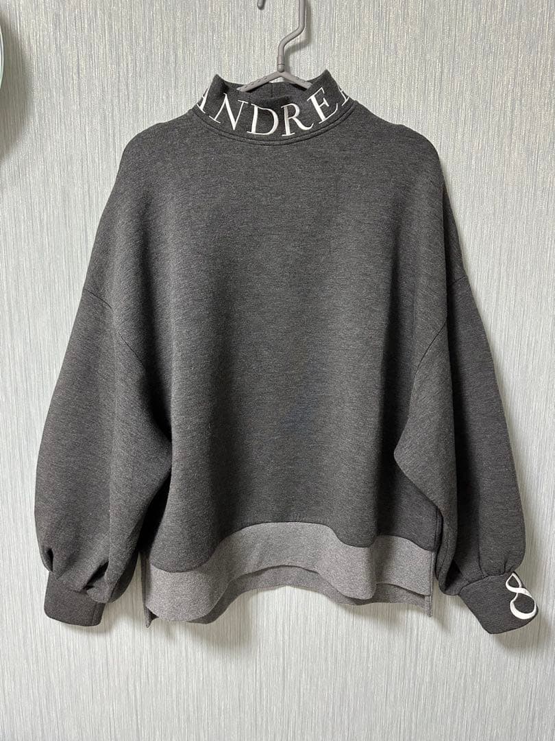 ANDREA & Co. スウェット 定6.9万☆andrea ya'aqov 綿麻スウェット