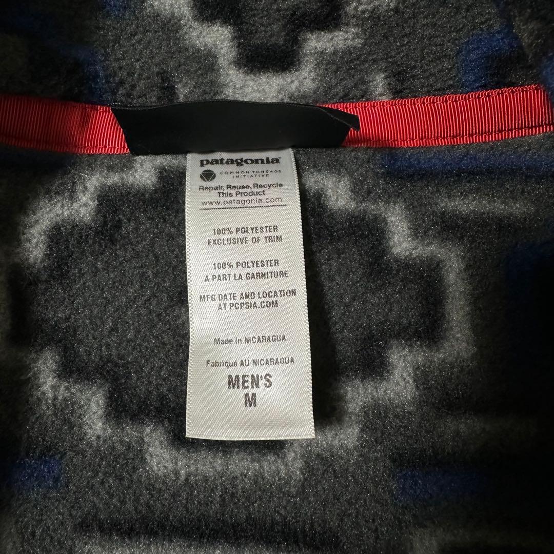 12s PATAGONIA シンチラスナップT デジタルネイティブ柄 M