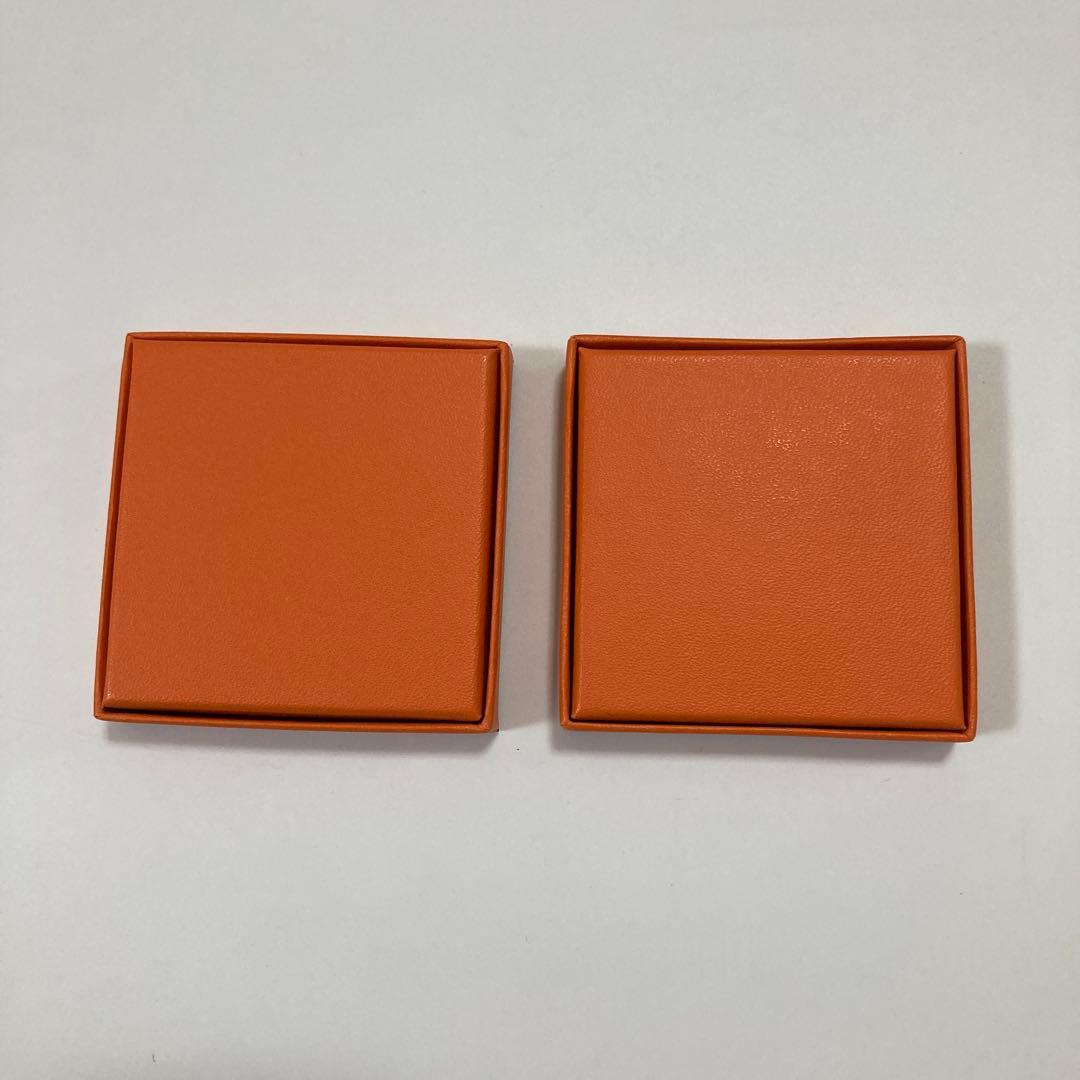 美品 エルメス アクセサリー入れ 保存袋 空箱 2個セット ミニサイズ