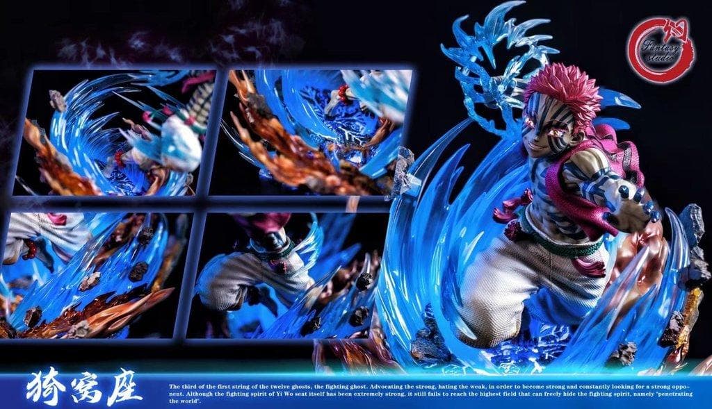 鬼滅の刃 煉獄VSアカザ 猗窩座 1/6スケール フィギュア ガレージキット