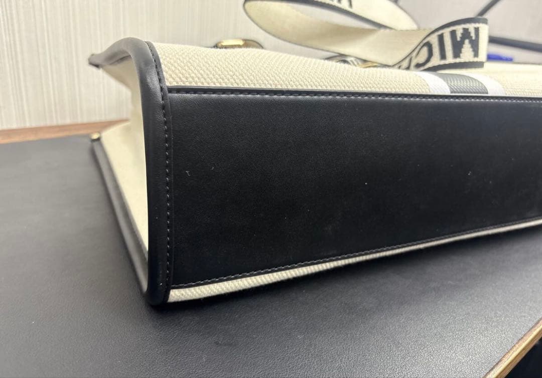 MICHAEL KORS トートバッグ ホワイト/ブラック 2WAY