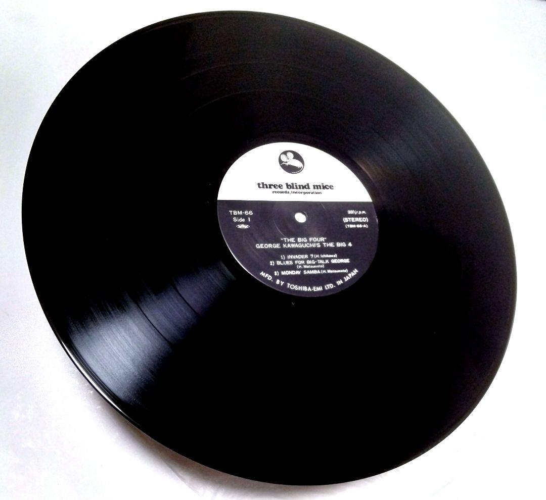 (NM極美盤)tbm ジョージ川口 THE BIG 4 中古年代物帯つき美品