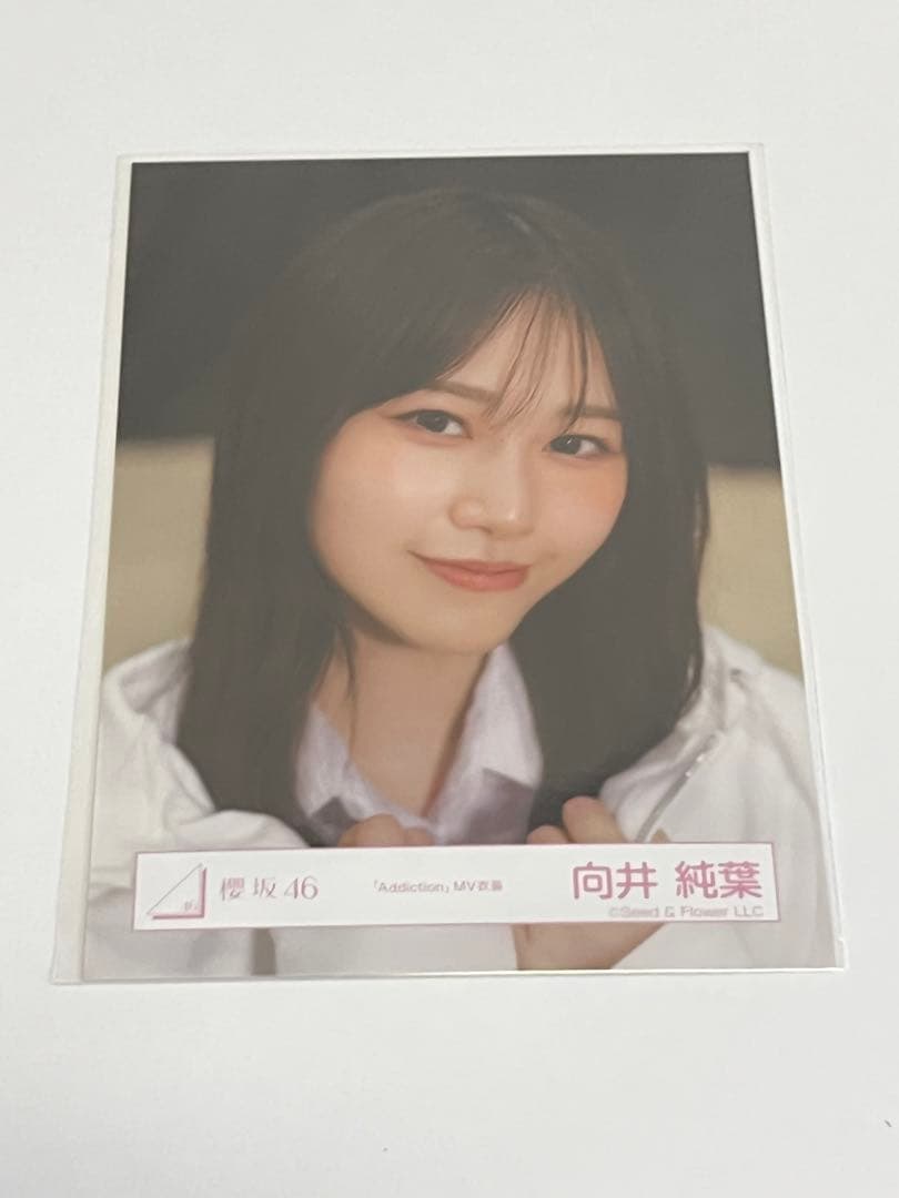 櫻坂46】 3期生 向井純葉 直筆サイン入り 生写真 櫻坂46