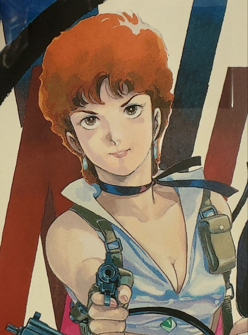 アートコレクションハウス】安彦良和直筆サイン入り版画『ダーティペア