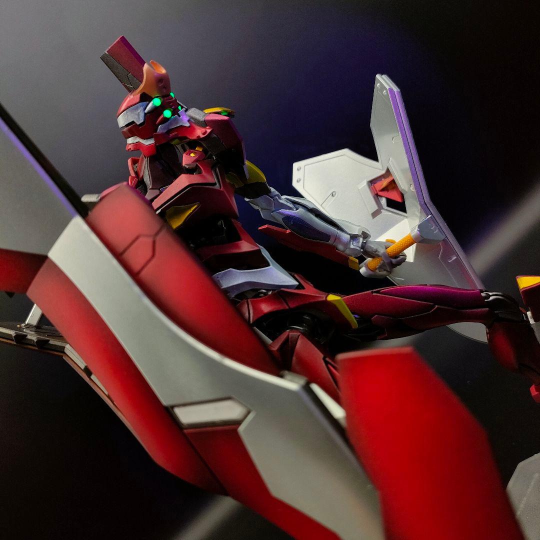 エヴァンゲリオン弐号機 RGESVシールド装備アスカ【全塗装完成】