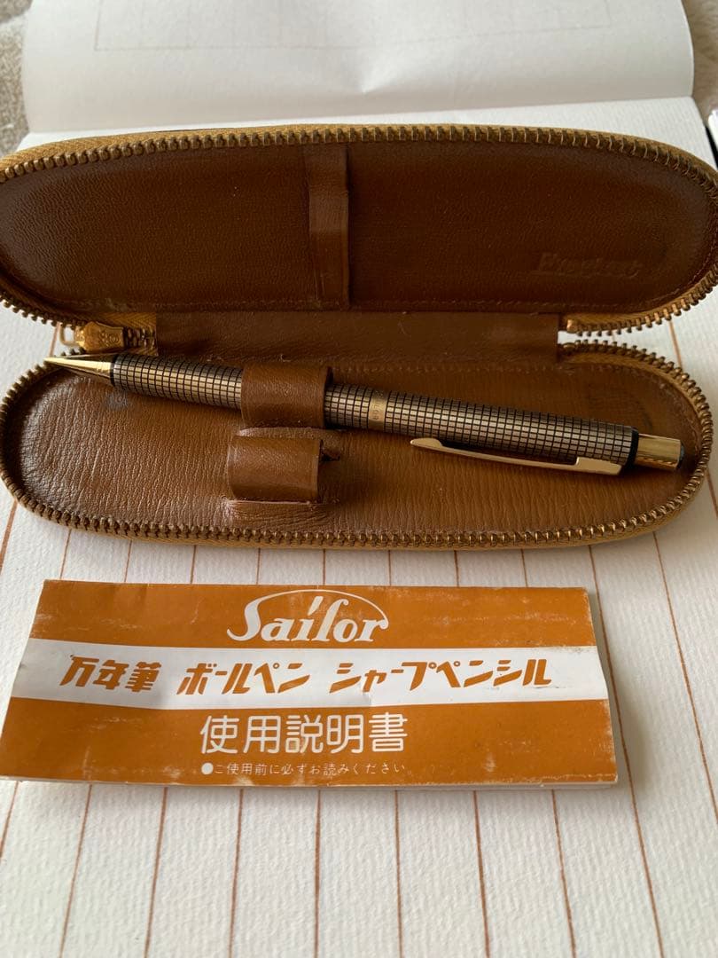 希少品 セーラー silver 蝕刻シャープペンシル 希少品 セーラー silver 蝕刻シャープペンシル