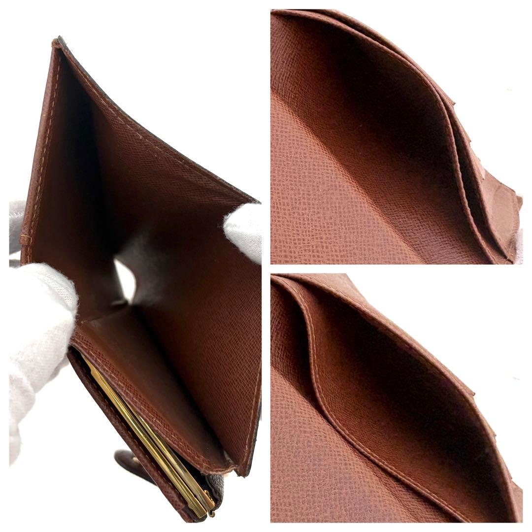 ルイヴィトン モノグラム ポルトフォイユ ヴィエノワ がま口 財布 美品