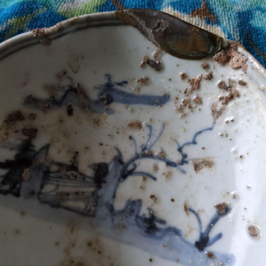 古伊万里 発掘品 百閒窯 15 x13cm 厚み3cm ざっくりです。｜古伊万里