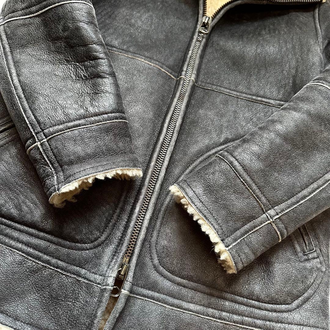 定価約8.5万◎インパクティスケリー ムートンコート 羊革 シープスキン