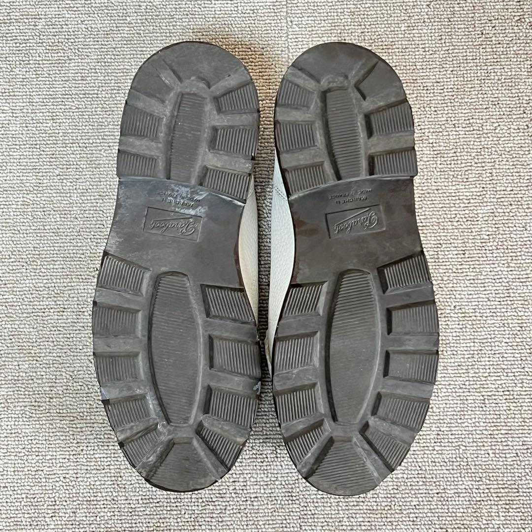 美品✨パラブーツ Paraboot ミカエル ホワイト シボ革 40