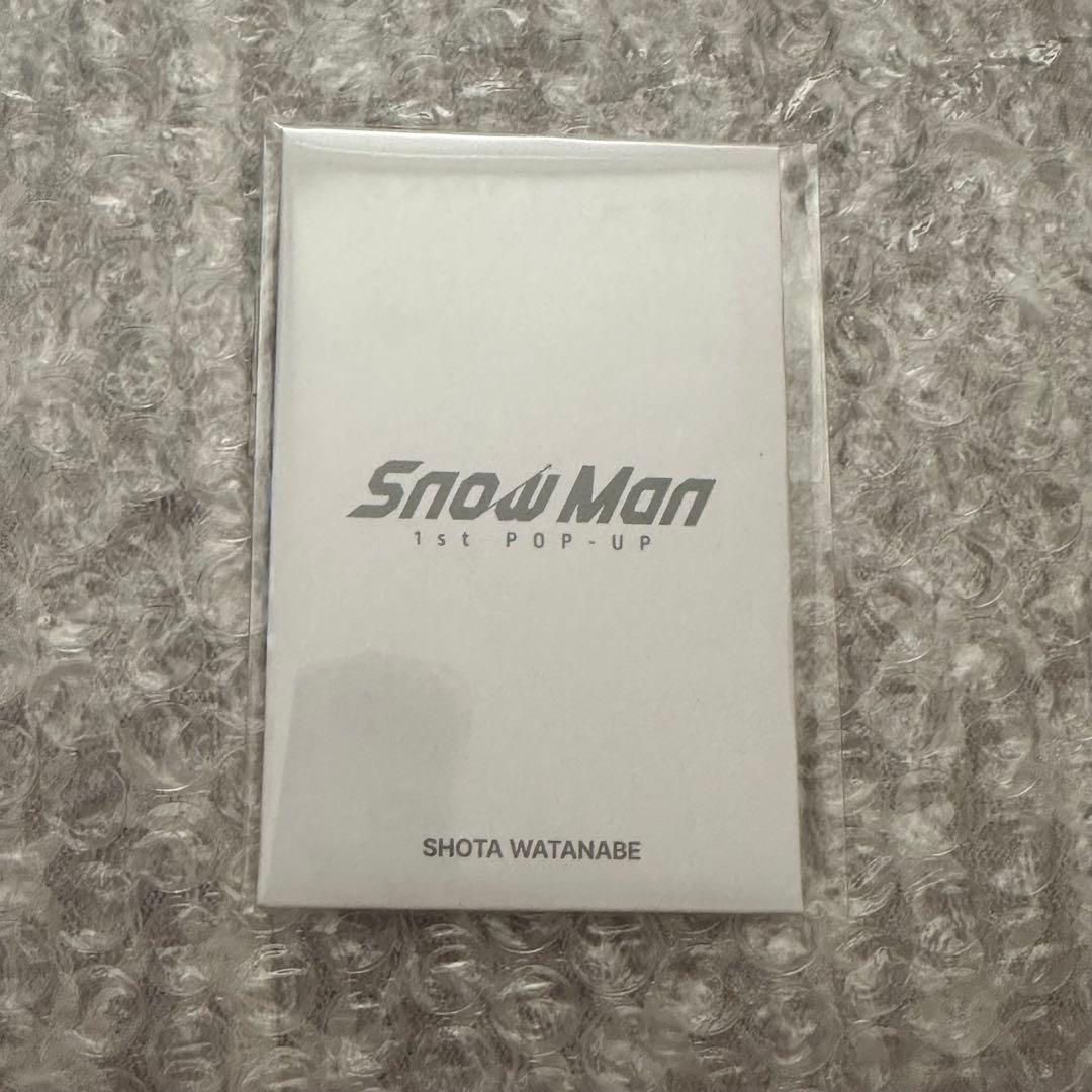  Man 渡辺翔太 ポップアップ フォトカード 缶バッジ 各5点セット