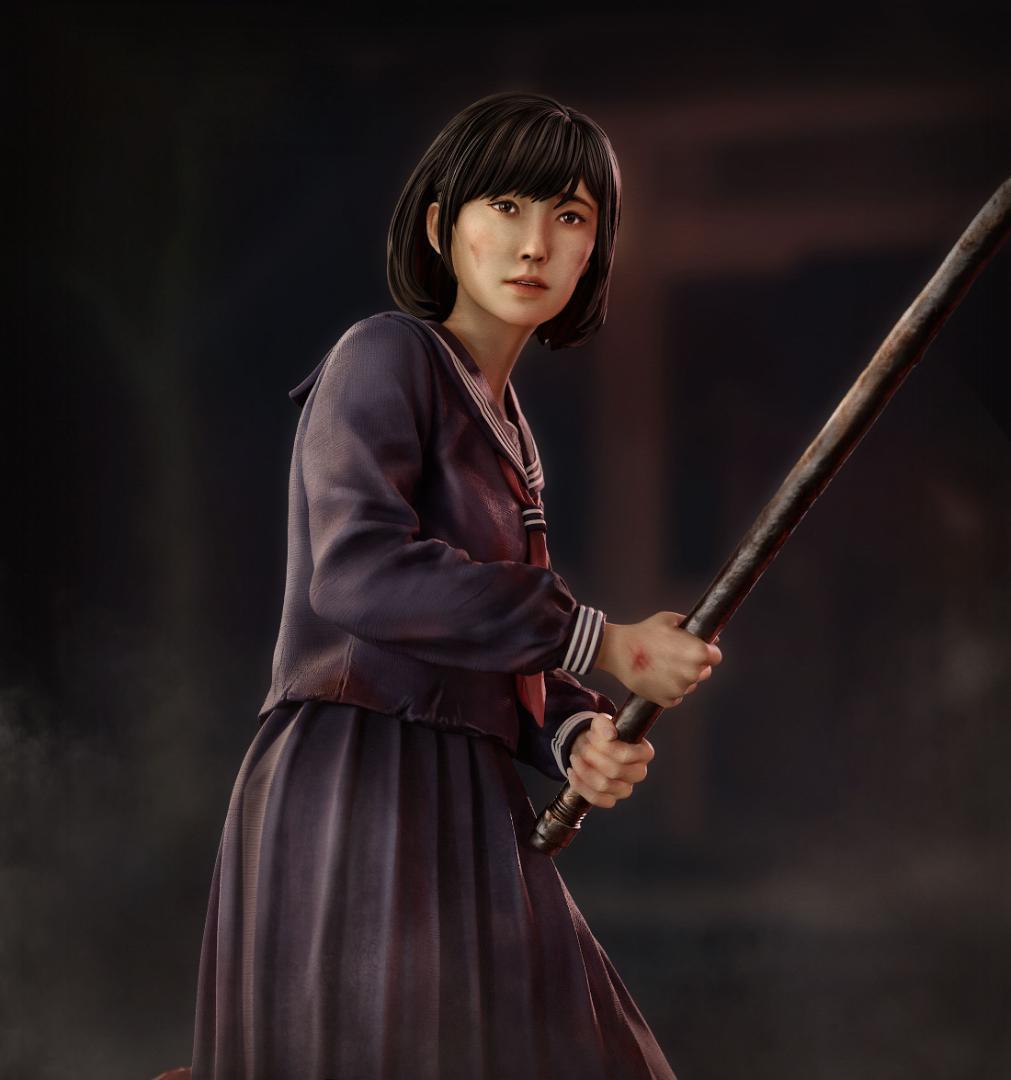 1/7　未塗装 未組立　フィギュア　ガレージキット　サイレントヒルf 深水雛子