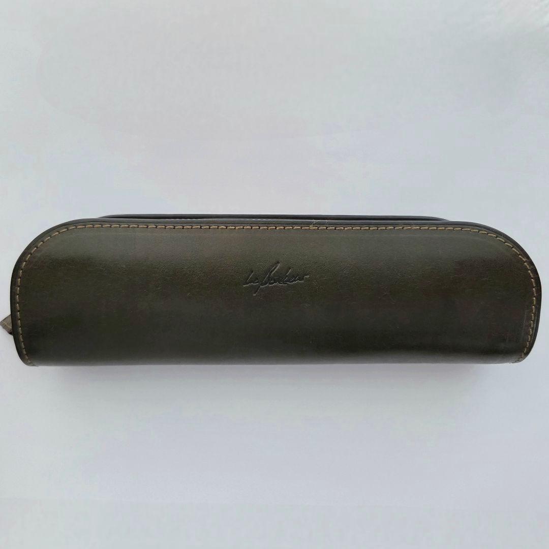 ル・ボナー デブペンケース プエブロ オリーバ レザー 筆箱