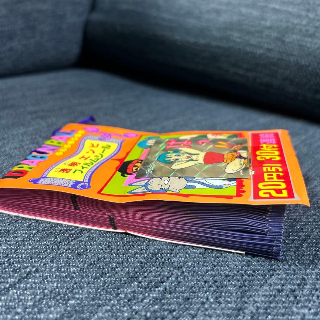 新品未開封ドラゴンボールエンビフィルムシール1986年当時レトロ希少