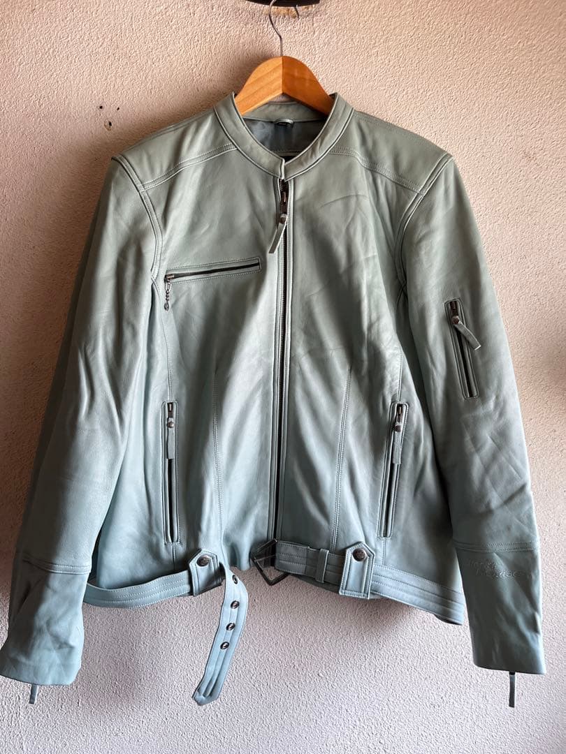 90s ハーレーダビッドソン レザージャケット レアカラー シングル