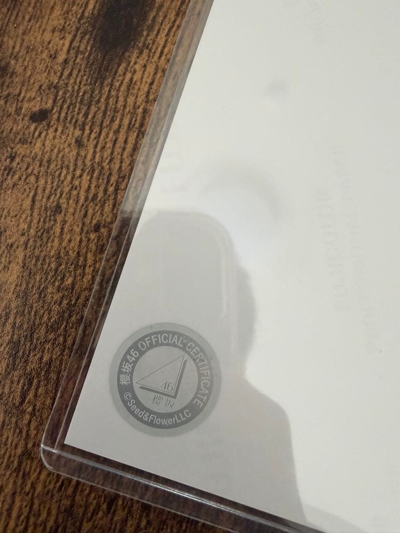 櫻坂46 勝又春 2025年サンタ衣装 直筆サイン入り生写真 チュウ