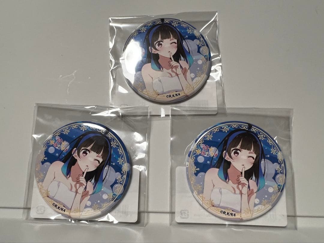 桃源暗鬼 マンガ展 メタリック缶バッジ 桃宮 唾切