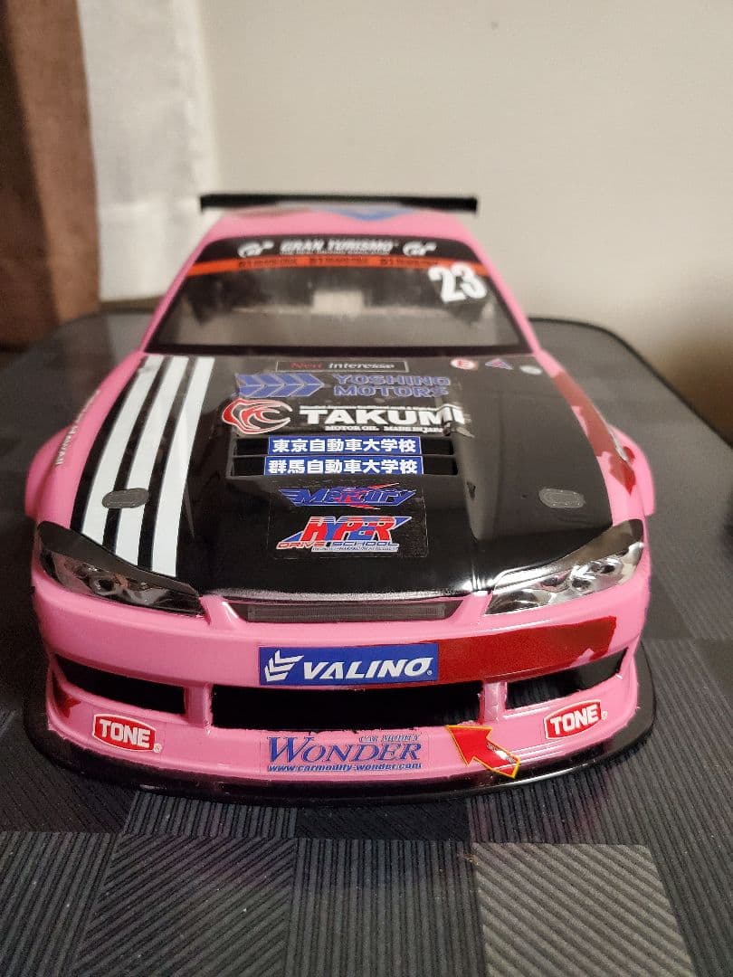 ヨコモs15シルビアSAYAKAモデルボディのみ